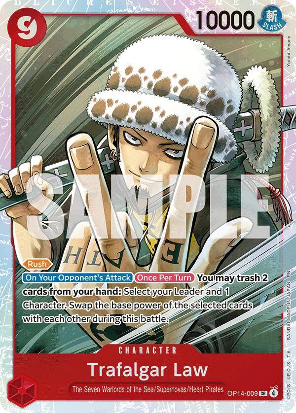 Image of Trafalgar Law (OP14-009) [The Azure Sea's Seven]
