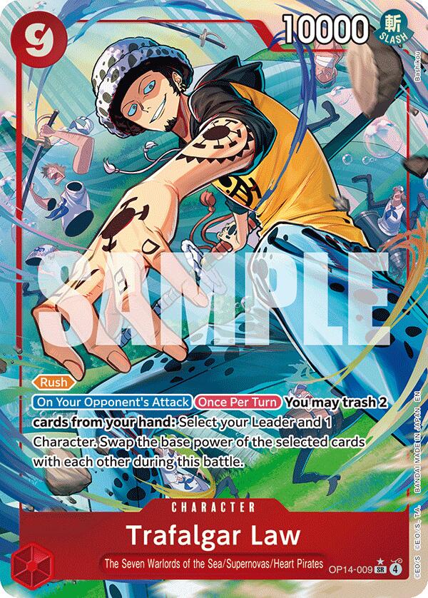 Image of Trafalgar Law (OP14-009) (Alternate Art) [The Azure Sea's Seven]