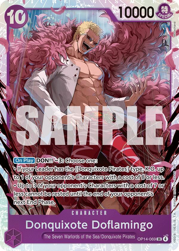 Image of Donquixhote Doflamingo (OP14-069) [The Azure Sea's Seven]