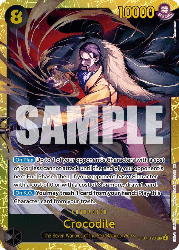 Image of Crocodile (OP14-120) [The Azure Sea's Seven]
