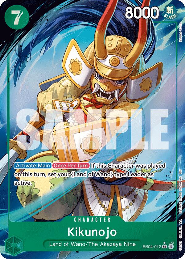 Image of Kikunojo (Alternate Art) [The Azure Sea's Seven]