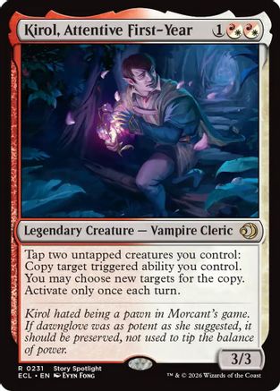 Image of Kirol, Attentive First-Year [Lorwyn Eclipsed]