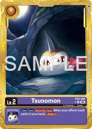 Image of Tsunomon [BT6-006] (Alternate Art) [Advanced Booster Digimon Generation]