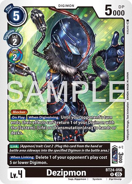 Image of Dezipmon [BT24-056] [Time Stranger]