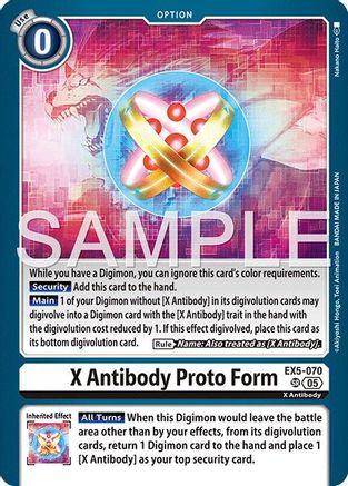Image of X Antibody Proto Form [EX5-070] [Advanced Booster Digimon Generation]