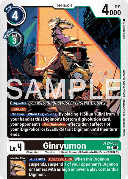 Image of Ginryumon [BT24-055] [Time Stranger]