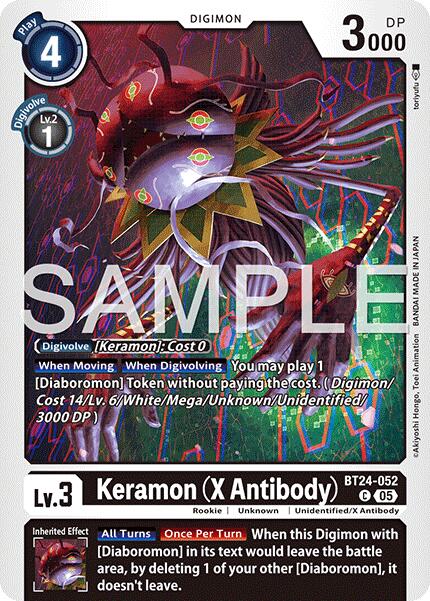 Image of Keramon [BT24-052] (X Antibody) [Time Stranger]