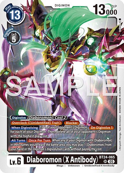 Image of Diaboromon [BT24-065] (X Antibody) [Time Stranger]
