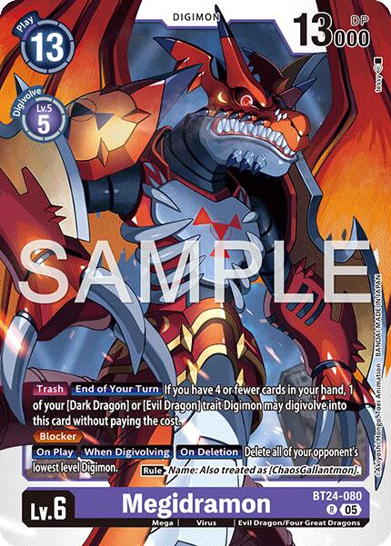 Image of Megidramon [BT24-080] [Time Stranger]