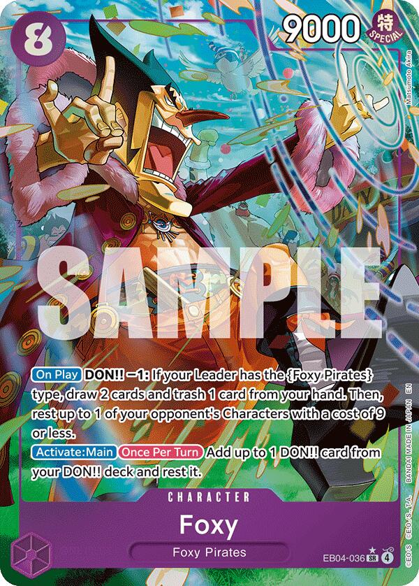 Image of Foxy (Alternate Art) [The Azure Sea's Seven]