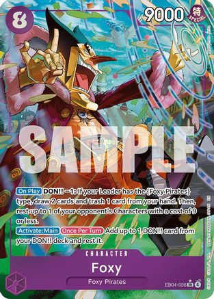 Image of Foxy (Alternate Art) [The Azure Sea's Seven]