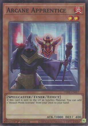 Image of Arcane Apprentice (Super Rare) [PHRE-EN057] Super Rare