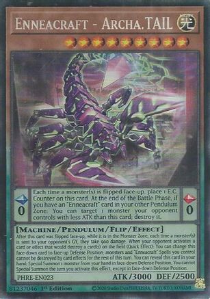 Image of Enneacraft - Archa.TAIL (CR) [PHRE-EN023] Collector's Rare