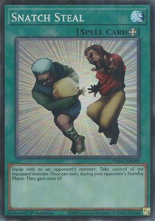 Image of Snatch Steal (CR) [PHRE-EN049] Collector's Rare
