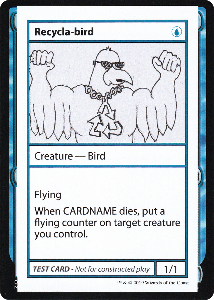 Image of Recycla-bird (2021 Edition) [Mystery Booster Playtest Cards]