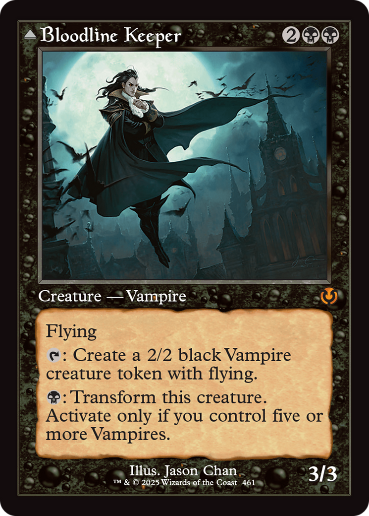 Image of Bloodline Keeper // Lord of Lineage (Retro Frame) [Innistrad Remastered]