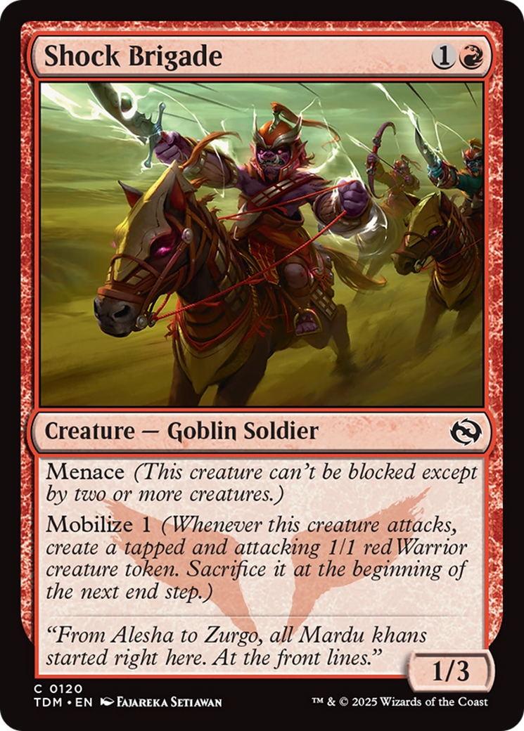 Image of Shock Brigade [Tarkir: Dragonstorm]