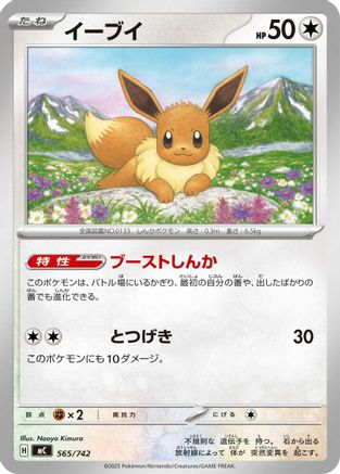 Image of Eevee - 565/742 (565/742) - Start Deck 100 Battle Collection