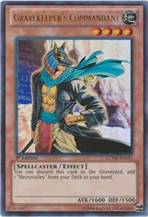 Image of Gravekeeper's Commandant [LCYW-EN191] Ultra Rare