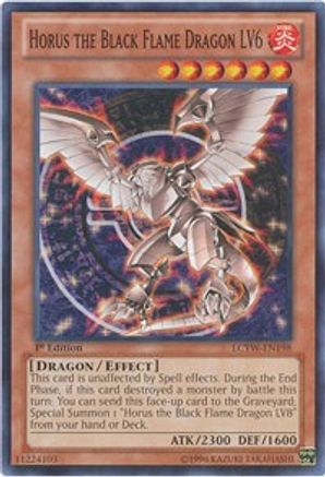 Image of Horus the Black Flame Dragon LV6 [LCYW-EN198] Common