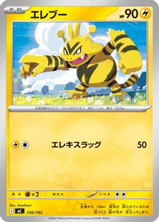 Image of Electabuzz (236/742) - Start Deck 100 Battle Collection