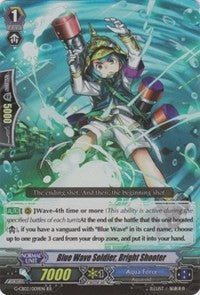 Image of Blue Wave Soldier, Bright Shooter (G-CB02/009EN) [Commander of the Incessant Waves]