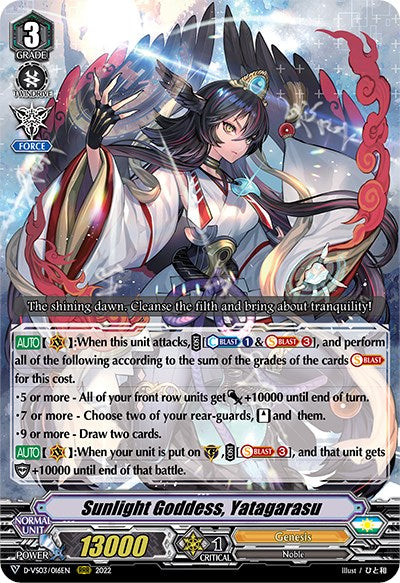 Image of Sunlight Goddess, Yatagarasu (D-VS03/016EN) [V Clan Collection Vol.3]