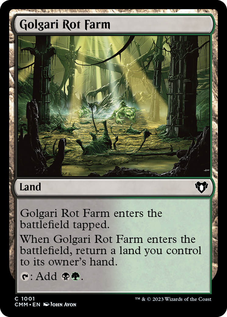 Image of Golgari Rot Farm [Commander Masters]