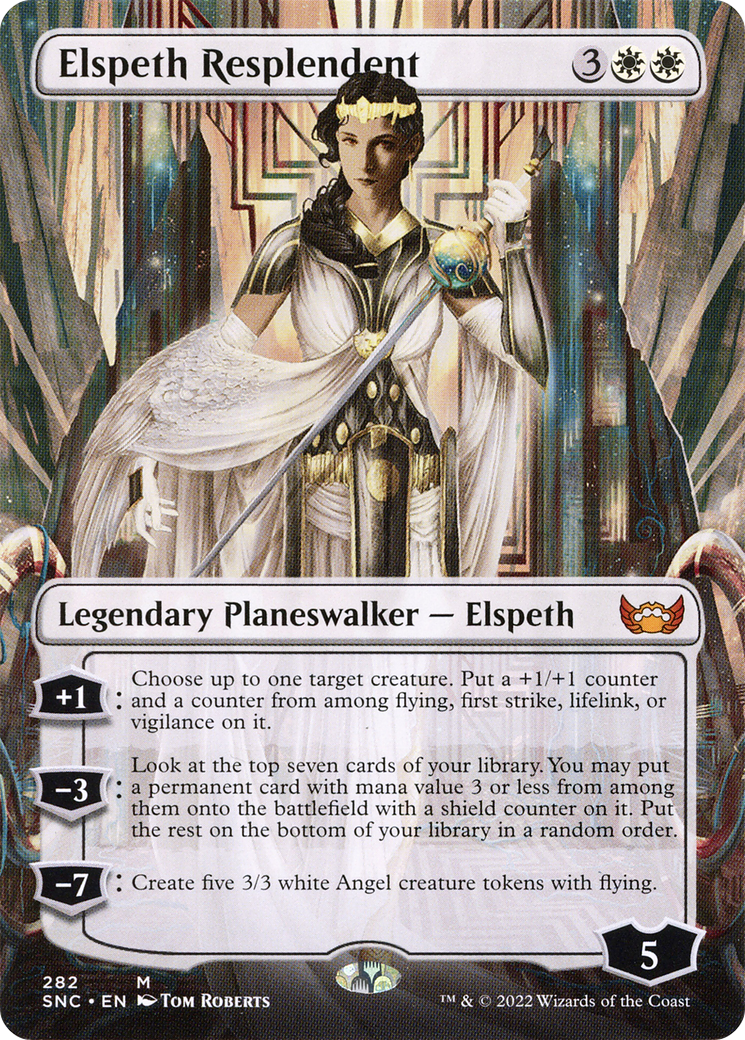 Image of Elspeth Resplendent (Borderless) [Streets of New Capenna]