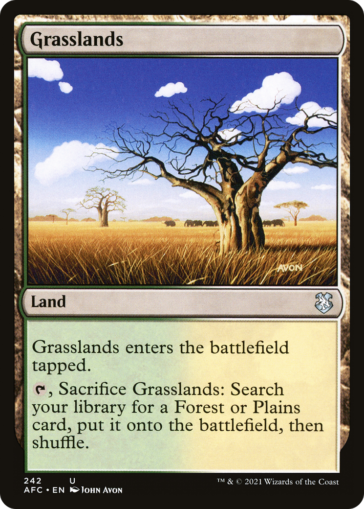 Image of Grasslands [Dungeons & Dragons: Adventures in the Forgotten Realms Commander]