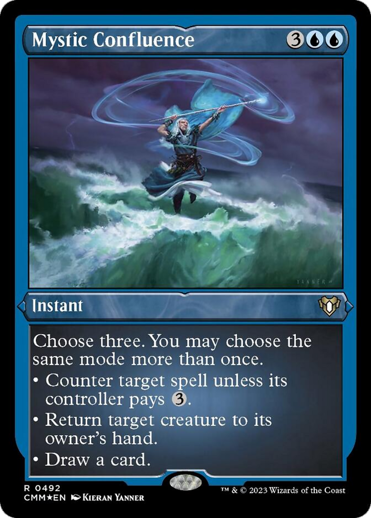 Image of Mystic Confluence (Foil Etched) [Commander Masters]