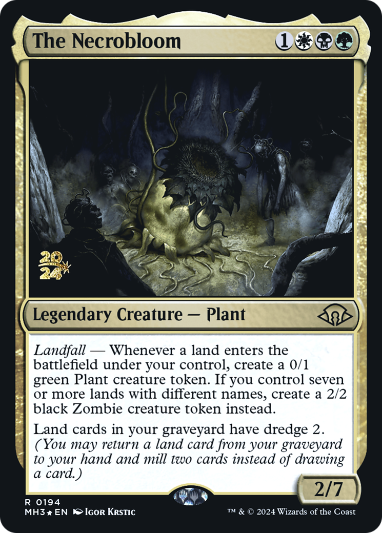 Image of The Necrobloom [Modern Horizons 3 Prerelease Promos]