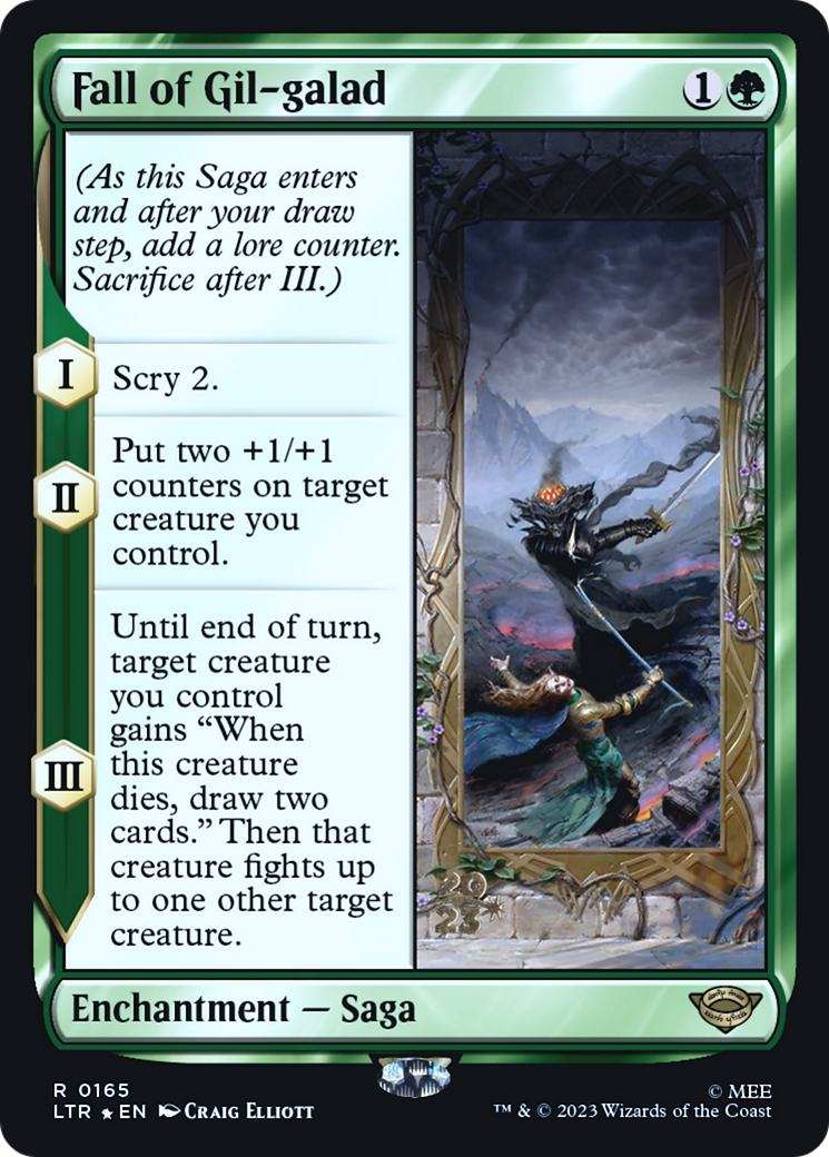 Image of Fall of Gil-galad [The Lord of the Rings: Tales of Middle-Earth Prerelease Promos]