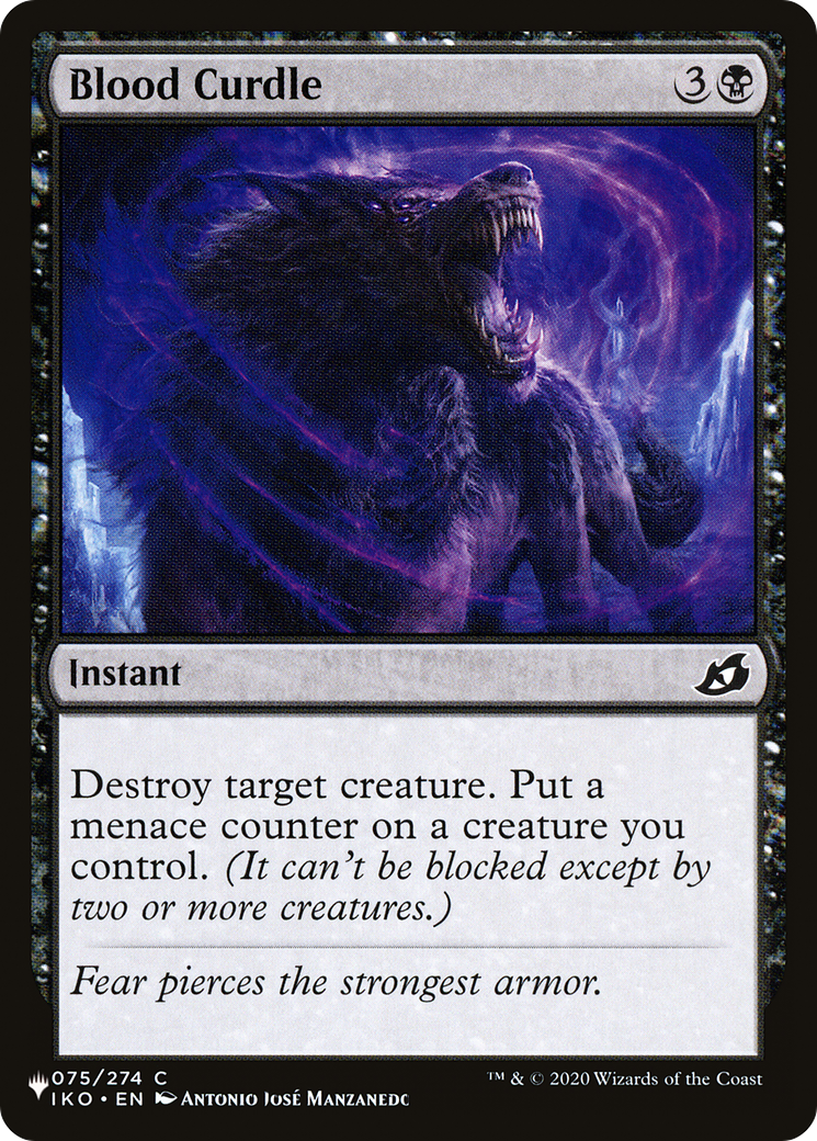 Image of Blood Curdle [The List]