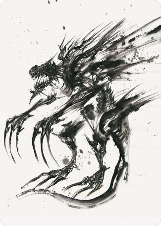 Image of Phyrexian Obliterator Art Card [Phyrexia: All Will Be One Art Series]