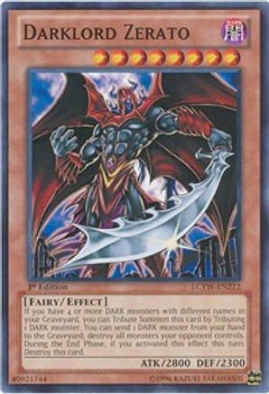 Image of Darklord Zerato [LCYW-EN212] Common