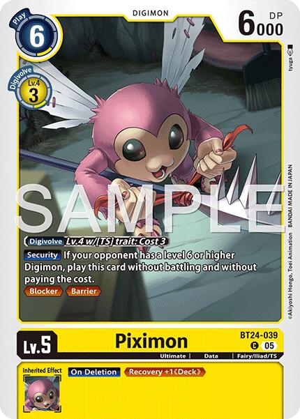 Image of Piximon [BT24-039] [Time Stranger]