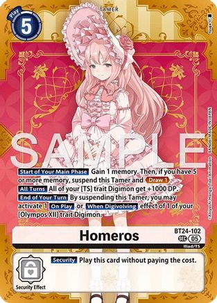 Image of Homeros [BT24-102] [Time Stranger]