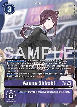 Image of Asuna Shiroki [BT24-088] (Alternate Art) [Time Stranger]