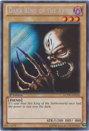 Image of Dark King of the Abyss [LCYW-EN220] Secret Rare