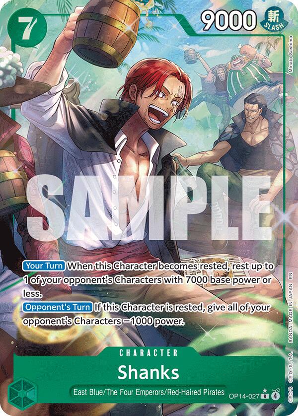 Image of Shanks (Alternate Art) [The Azure Sea's Seven]