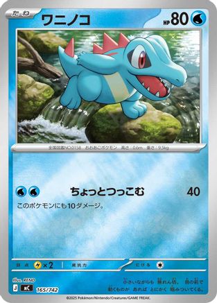 Image of Totodile - 165/742 (Mirror Holo) (165/742) - Start Deck 100 Battle Collection Holofoil