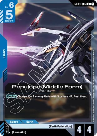 Image of Penelope (Middle Form) (GD03-006) - Steel Requiem Holofoil