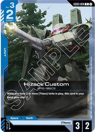 Image of Hizack Custom (GD03-014) - Steel Requiem