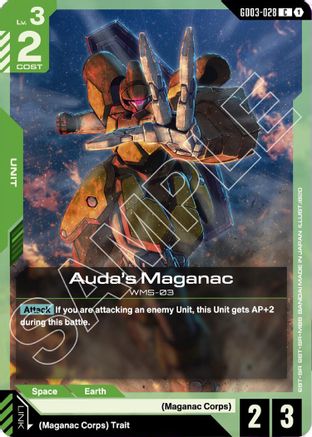 Image of Auda's Maganac (GD03-028) - Steel Requiem