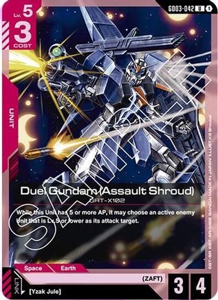 Image of Duel Gundam (Assault Shroud) (GD03-042) (GD03-042) - Steel Requiem