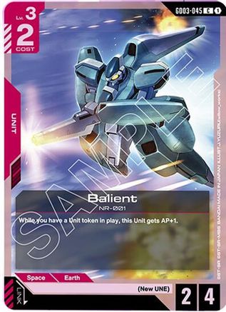 Image of Balient (GD03-045) - Steel Requiem