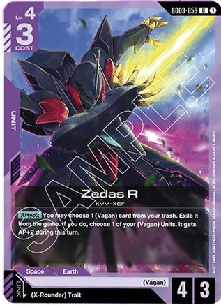 Image of Zedas R (GD03-059) - Steel Requiem