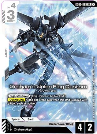 Image of Graham's Union Flag Custom (GD03-069) - Steel Requiem Holofoil