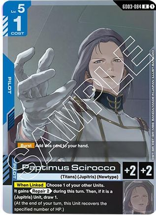 Image of Paptimus Scirocco (GD03-084) - Steel Requiem Holofoil